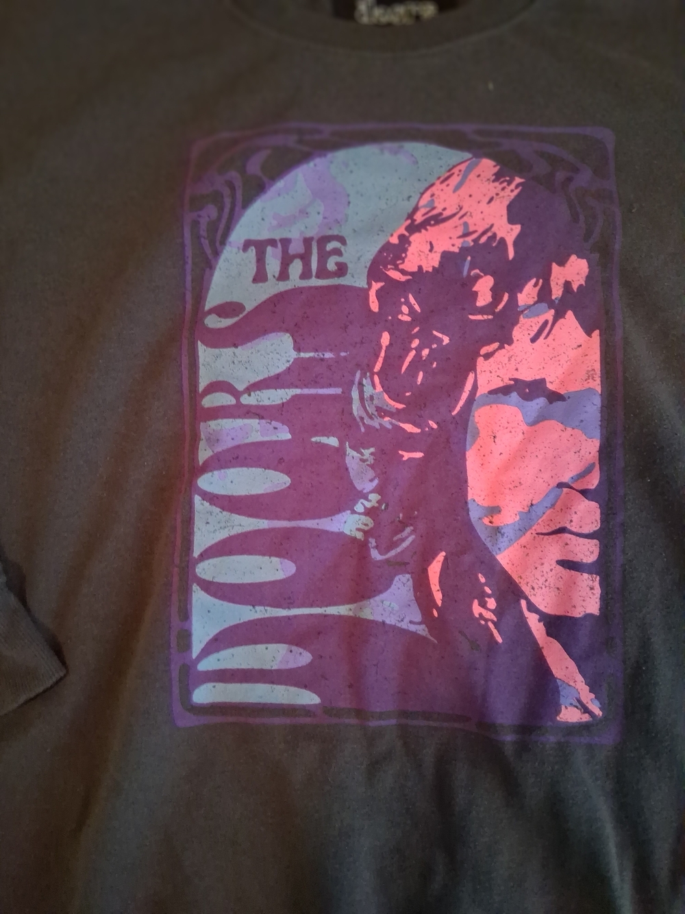 The Doors Sweatshirt Graphic Crewneck Psychedelic Rock Band Pullover - Picture 2 of 5